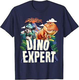 Paw Patrol: The Dino Movie Rex and Timmy Dino Expert T-Shirt