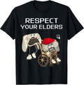 Respect Your Elders Gaming Control Retro Funny Gamer T-Shirt