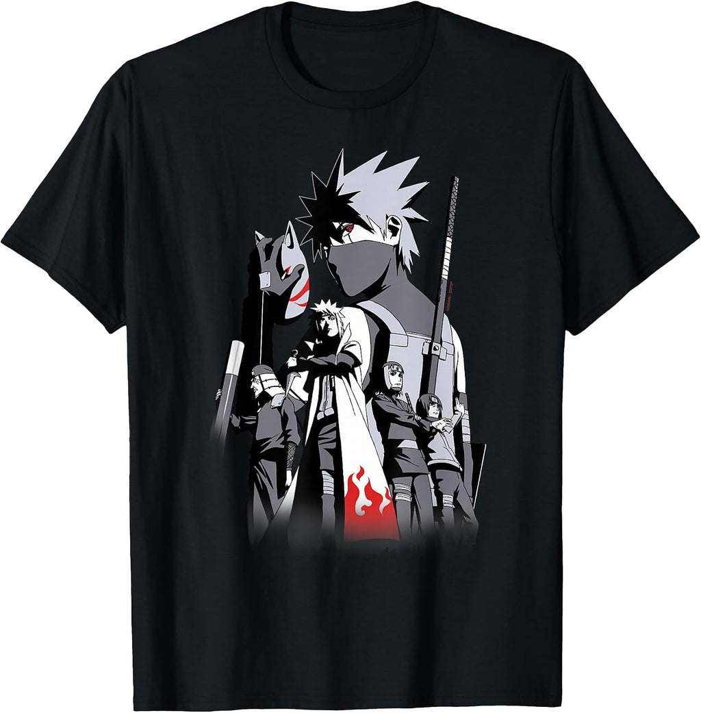 Shippuden Kakashi Story Limited Color Anime T-Shirt