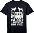 Mens Camping Bonfire Camp Life Forest Camper Performance T-Shirt