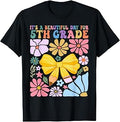 Groovy Teacher 5th Grade Back to School Fifth Grade Kids T-Shirt