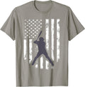 Distressed American Flag Cool Men Women Boy Girl Baseball T-Shirt