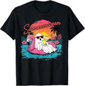 Summerween Funny Ghost Summer Halloween Vacation T-Shirt