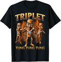 Triple T Tung Tung Tung Sahur Memes for Boys Kids Girls T-Shirt