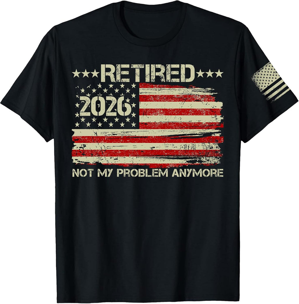 Retirement Gifts for Men Women,Retirement Shirts for Men,2026 Retirement Decorations,Retired Shirts for Dad,Mom
