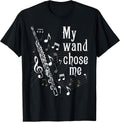 My Wand Chose Me - Flute Player Flutist Marching Band Music T-Shirt