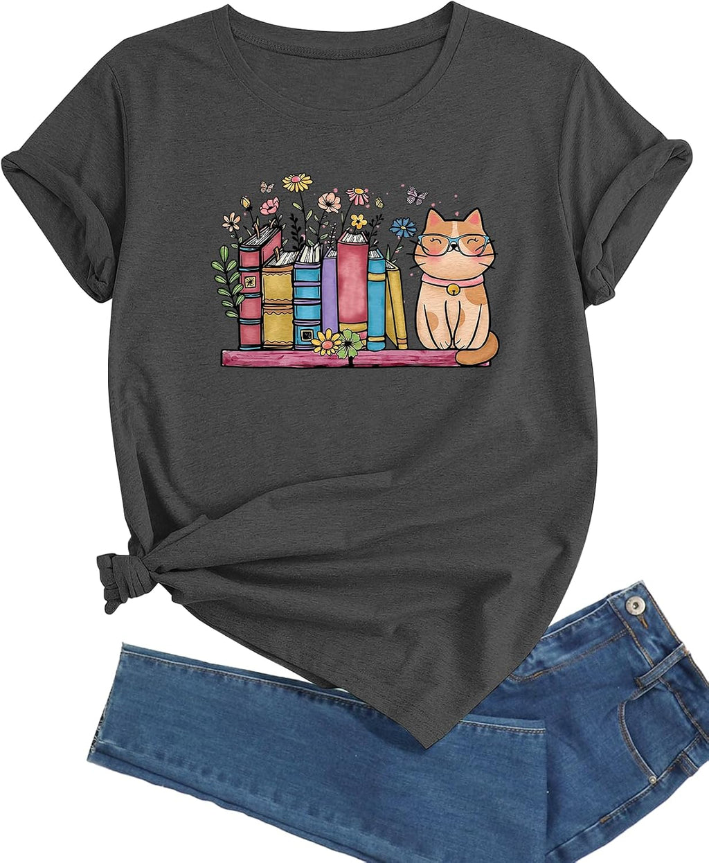 Women's Shirt Funny Graphic Tshirt Casual Short Sleeve Tee Tops