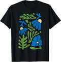 Matisse Abstract Autumn Artificial Flower Aesthetic Paint T-Shirt
