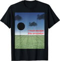 Weirdcore Aesthetic Simulation Gamer Nostalgiacore Oddcore T-Shirt