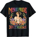 More Pride Less Prejudice Rainbow Vintage Pride Aesthetic T-Shirt