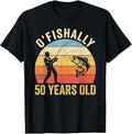 Ofishally 50 Years Old 50th Birthday Fishing T-Shirt