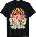 Vintage Senior Sunrise 2027 Seniors of Class Graduation T-Shirt