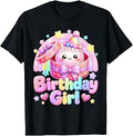 Happy Birthday Girl Kawaii Dumpling Rainbow Birthday Party T-Shirt