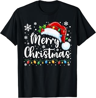 Merry Christmas Family Funny Christmas Women Men Kids Xmas T-Shirt