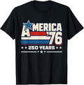 America Retro 250 Years 250th Anniversary USA 1776 2026 T-Shirt