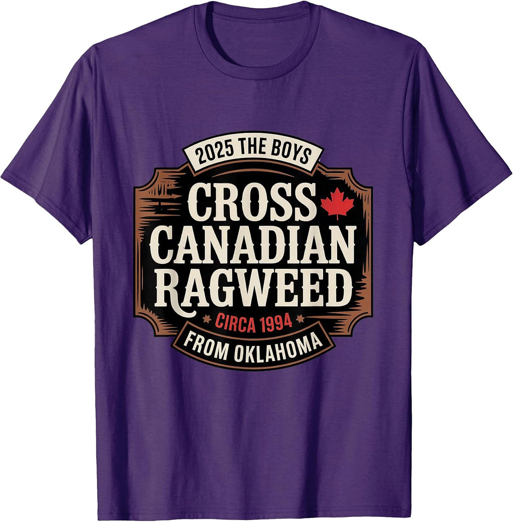 Vintage Cross Canadian Ragweed 2025 Music Band Fans T-Shirt