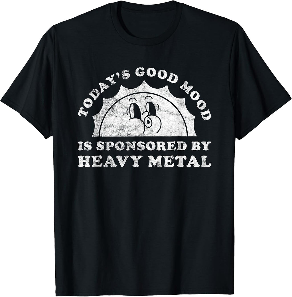 Funny Cute Vintage Retro Heavy Metal or Heavy Metal T-Shirt Small