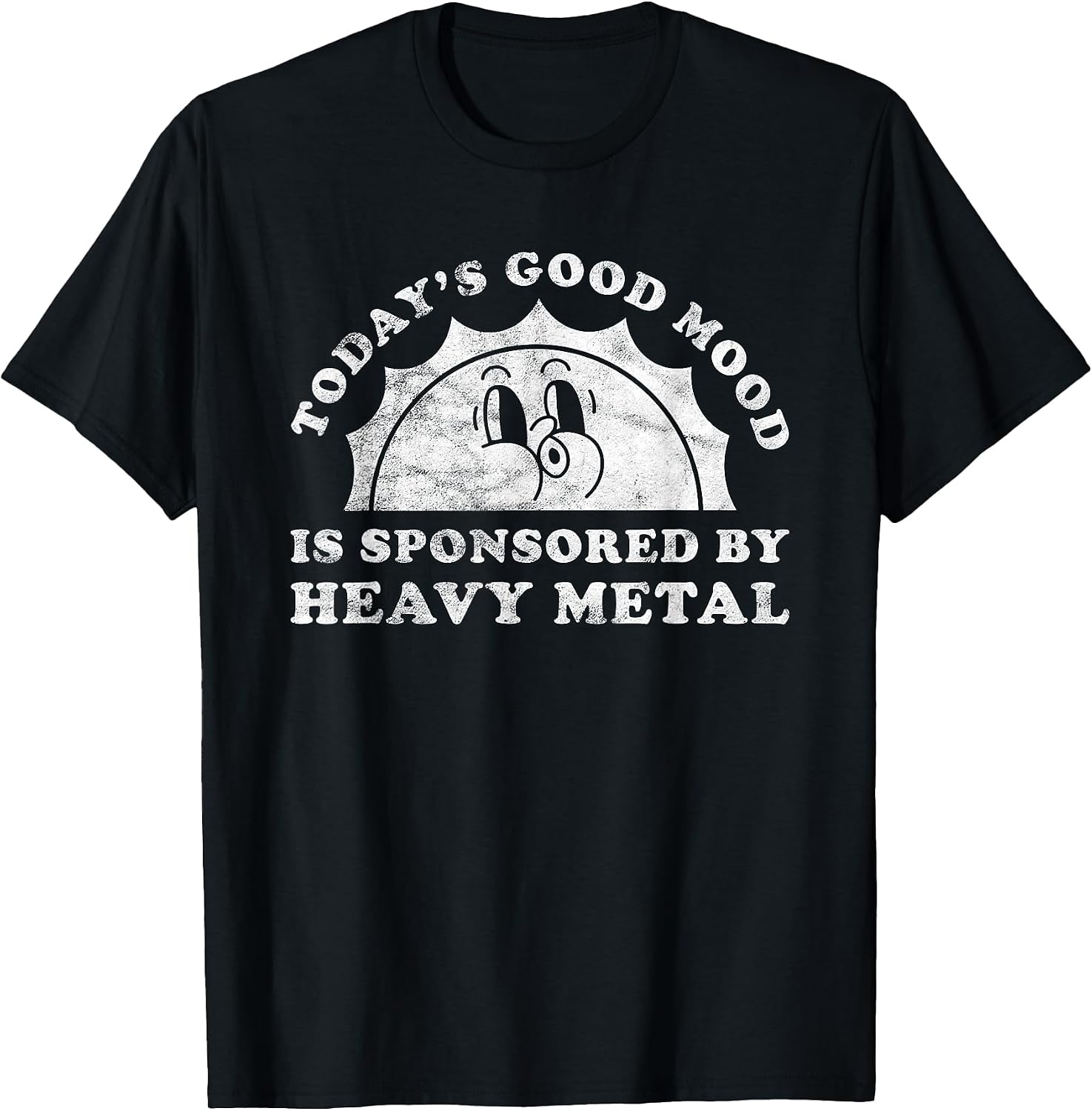 Funny Cute Vintage Retro Heavy Metal or Heavy Metal T-Shirt Small