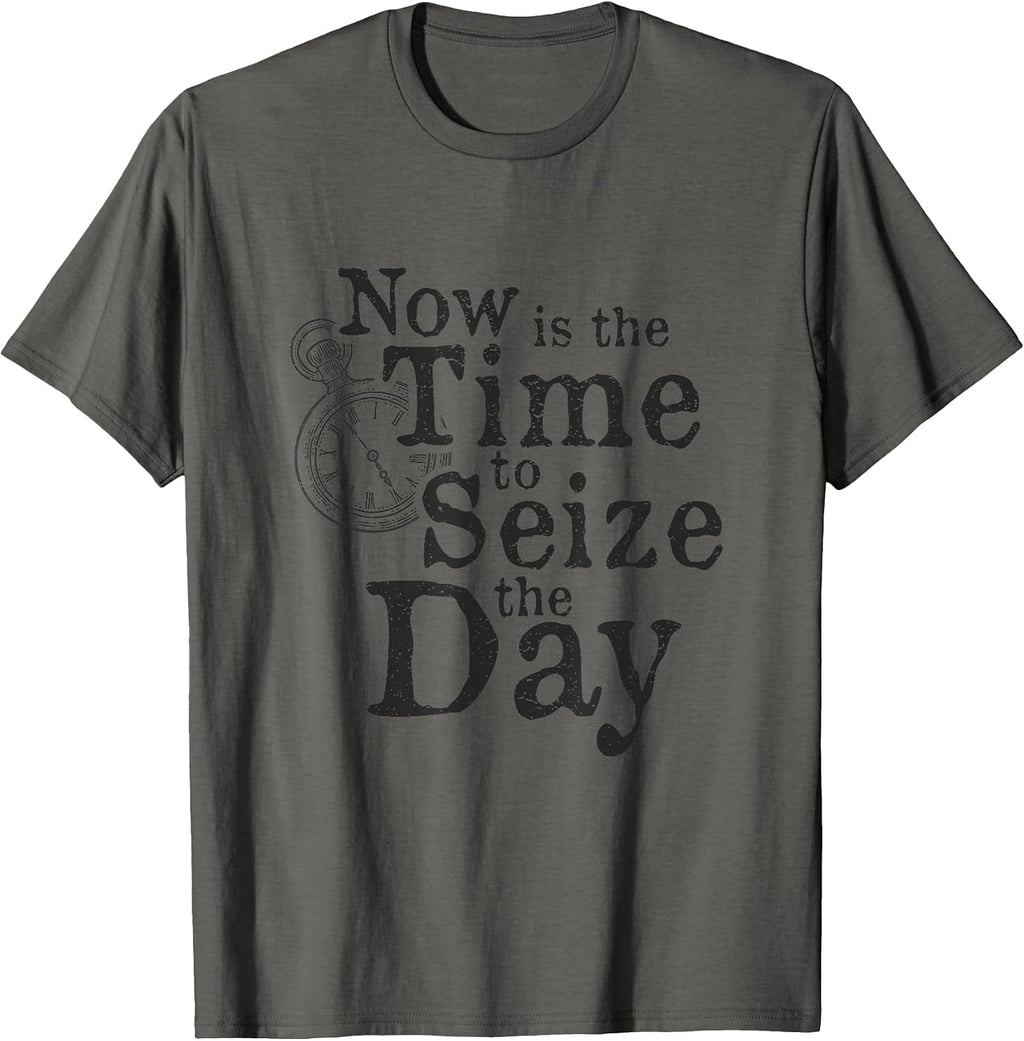 Seize The Day Back to School Motivational Quote T-Shirt