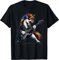 Rock'n Roll Unicorn Guitar Punk Music Rock Band Rock Star T-Shirt