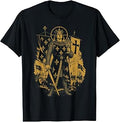 St. Louis IX Crusader King Medieval Catholic Knight Cross T-Shirt