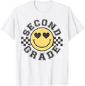 Retro Groovy Second Grade Back to School 2nd Grade Teachers T-Shirt
