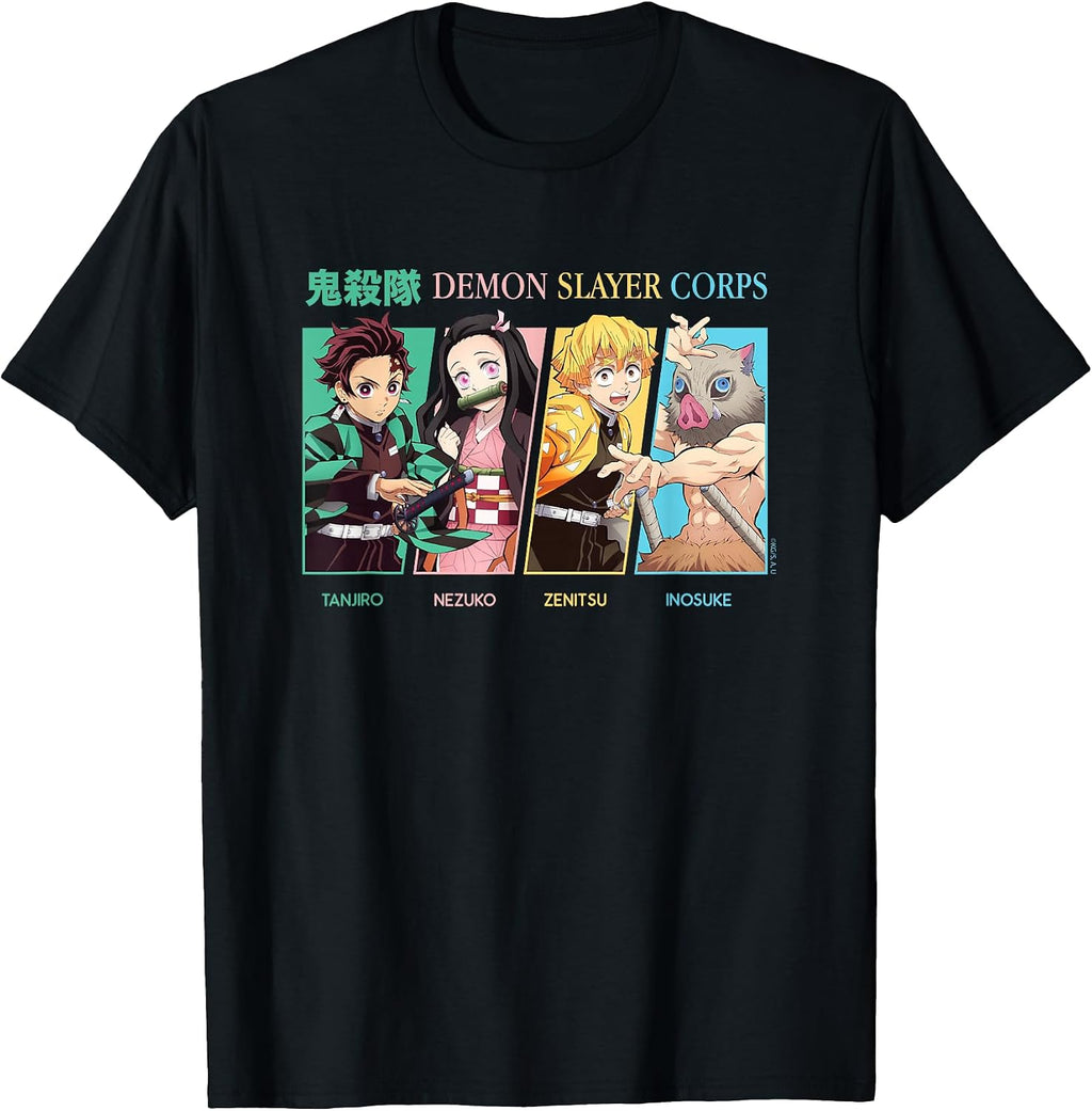 Kimetsu no Yaiba Tanjiro Nezuko Corps Portrait T-Shirt