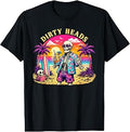 Dirty Heads Skeleton Beach Summer Vacation Summerween Party T-Shirt