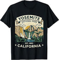 Yosemite National Park Vintage Retro Design T-Shirt
