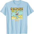 Anime Open Seas Pirate Map Photo T-Shirt