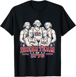 Undefeated Since 1776 America 4th of July Independence Team T-Shirt