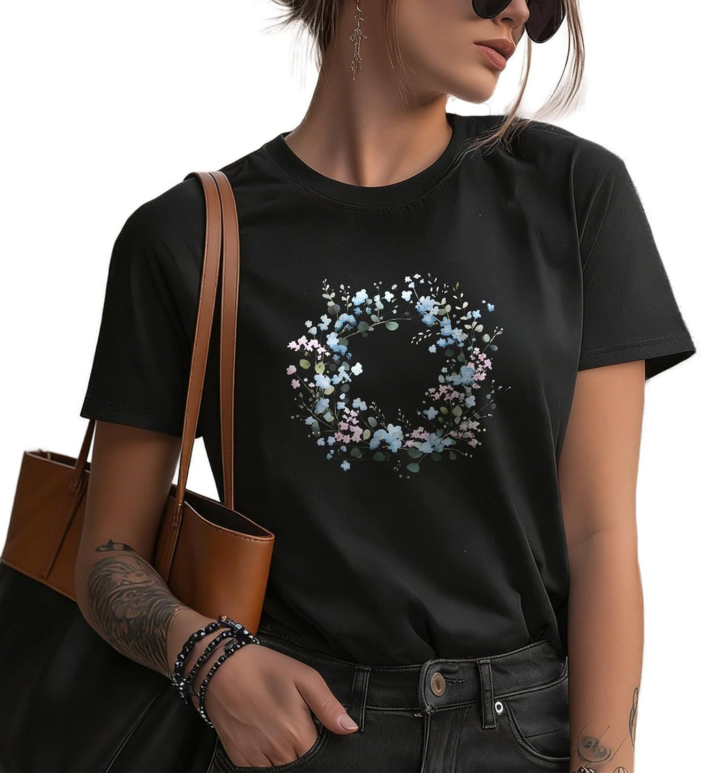 Women Y2K Retro Holiday Graphic Cotton T-Shirts Oversized Soft Washed Tee for Valentine's Day