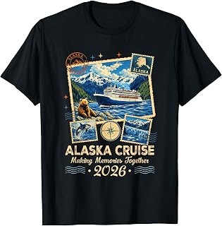 Alaska Vacation 2026 Cruise Family Matching Group Trip T-Shirt