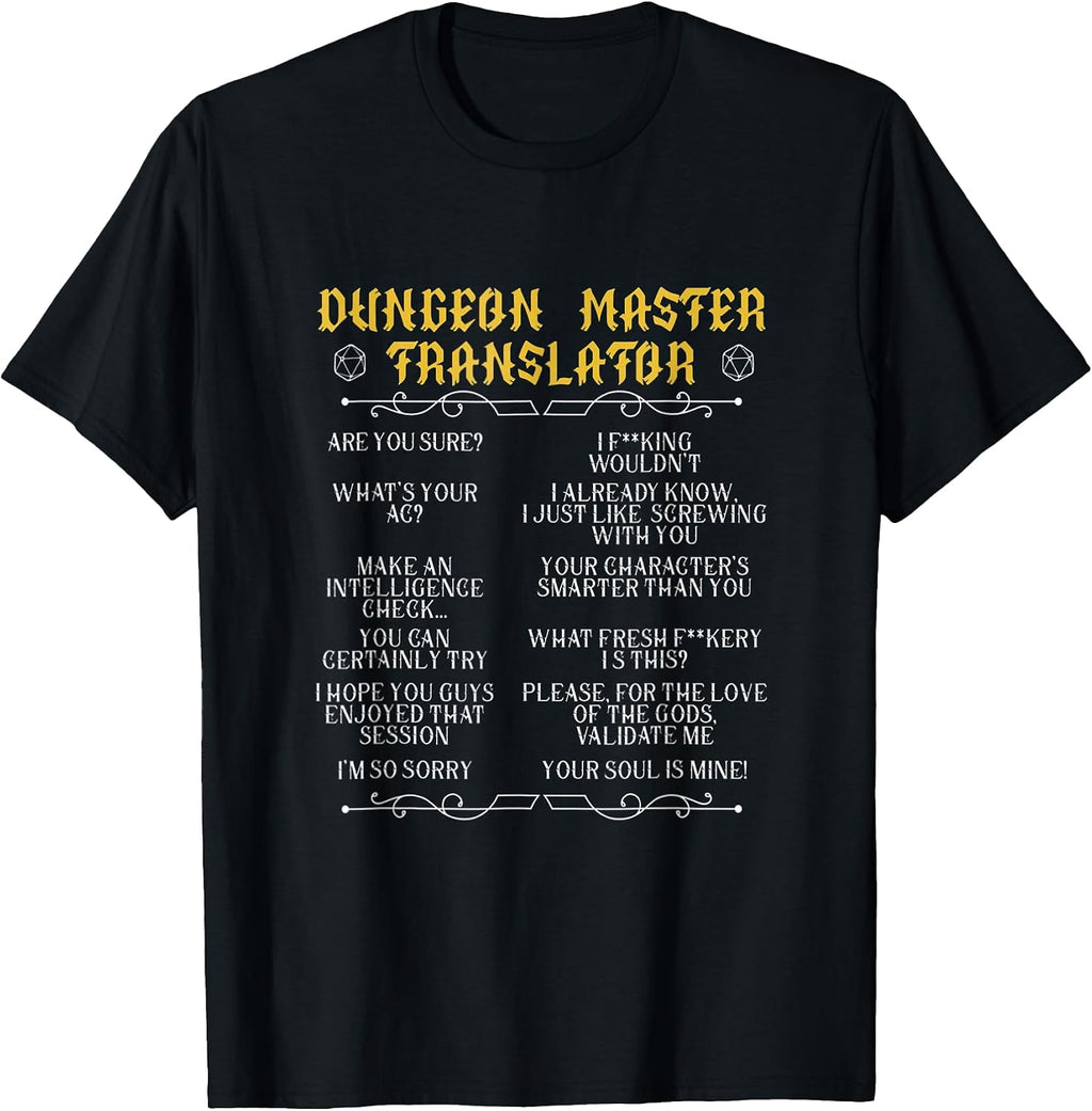 Gaming-Master,Board Game,Role-Playing Game,Player,Dungeon T-Shirt