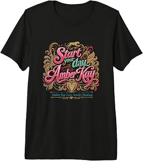 Start Your Day with Amber Kay Premium Tri-Blend T-Shirt