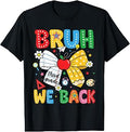 Bruh We Back Third 3rd Grade Back to School Bow Girls Kids T-Shirt