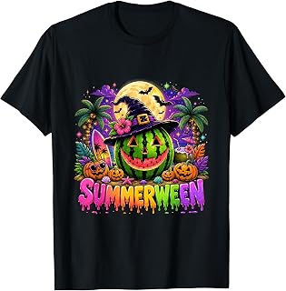 Watermelon Summerween Spooky Vacations T-Shirt