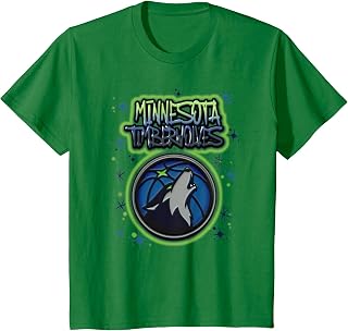 NBA Minnesota Timberwolves Airbrush Logo T-Shirt