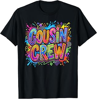Cousin Crew Squad Family Matching Boys Girls Kids T-Shirt