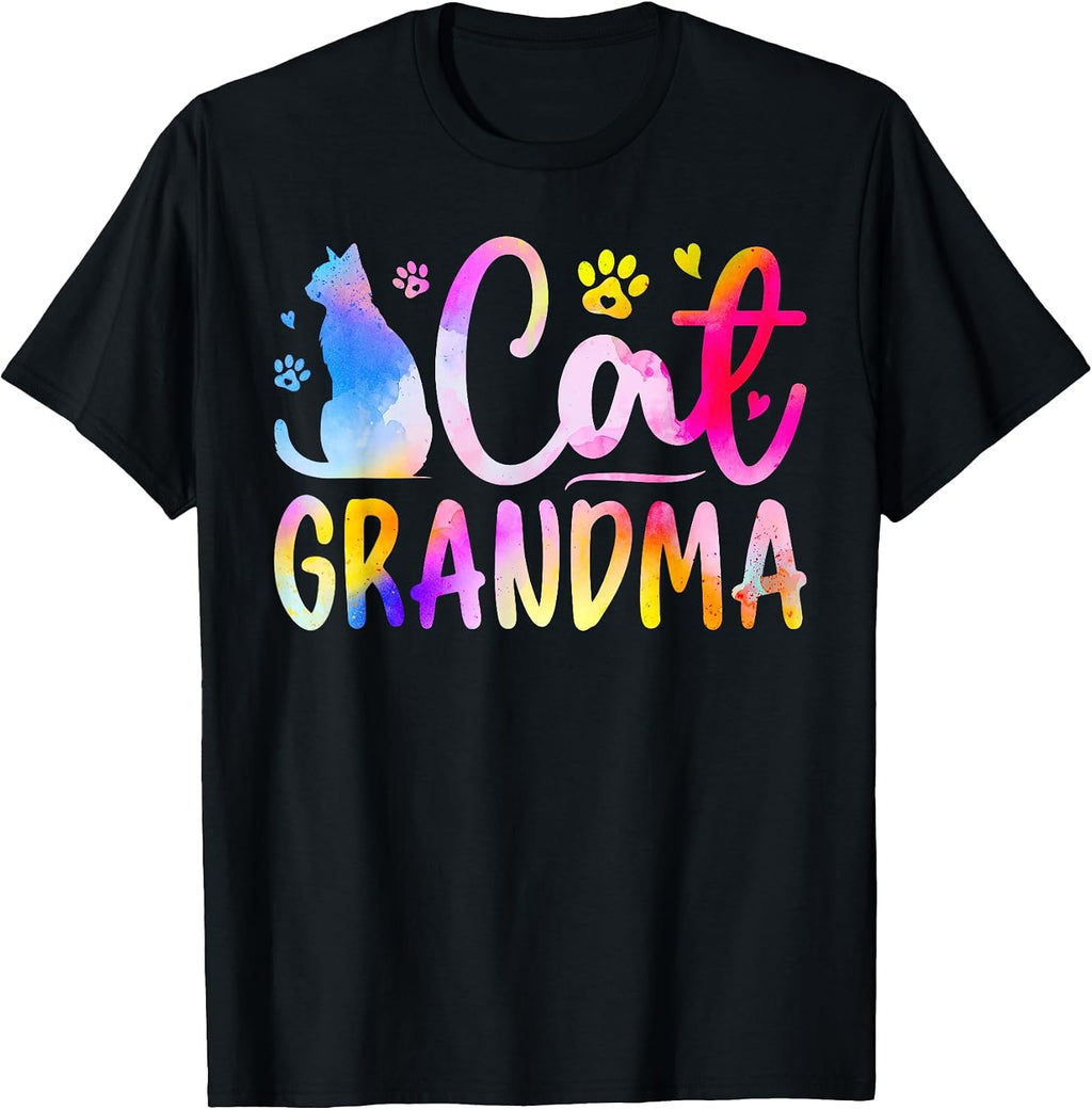 Cat Grandma Cat Grandmother Cat Lover Grandma Cat T-Shirt