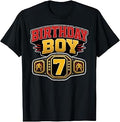 Kids 7th Birthday Boy Wrestling Belt Wrestle 7 Year Old Boys T-Shirt