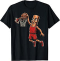Tung Tung Sahur Basketball Dunk Meme Brainrot Boys Kids Men T-Shirt