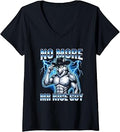 Sponsored Ad - Women's No More Mr. Nice Guy - Funny Wolf Meme Guys Novelty Cool Men V-Neck T-Shirt