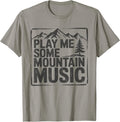 Play Me Some Mountain Music Retro Country Western T-Shirt