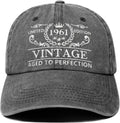 65th Birthday Gifts for Men Women, 65 Year Old Gifts Ideas, Adjustable Washed Cotton Embroidered Baseball Cap
