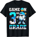 3rd Grade Back to School Baseball Drip Ice Cream Game On Kid T-Shirt