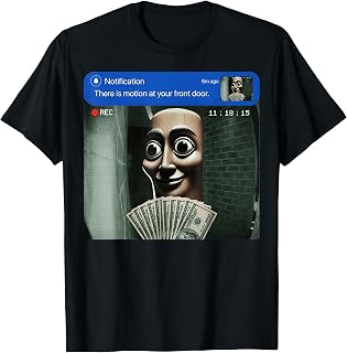 There is Motion at Your Front Door Tung Tung Tung Sahur Meme T-Shirt