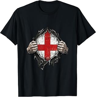 Vintage England Flag Proud English T-Shirt