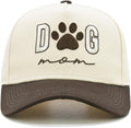Two-Tone Dog Mom Hat, Adjustable Embroidered Dog Mama Baseball Cap, Mothers Day Birthday Gifts for Dog Lover Women