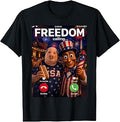 Freedom Calling Tung Tung Tung Sahur John Pork Meme 4th July T-Shirt